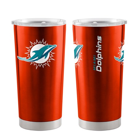 LOGO BRANDS Miami Dolphins 20 oz Stainless Tumbler 617-S20T-1